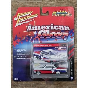 Johnny Lightning Street Freaks American Glory '62 Chevy Bel Air #14 1:64 Diecast